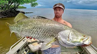 Crazy Barra Fishing Between Big Storms