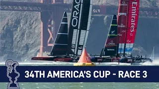 34th America's Cup Race 3 USA vs. NZL | AMERICA'S CUP