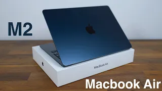 M2 MacBook Air Midnight Unboxing