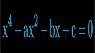 How To Solve The Quartic Equation?