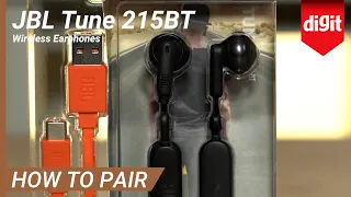 JBL Tune 215BT Wireless Earphones - How to Pair