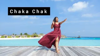 Chaka Chak Dance Cover | Maldives | Beach | Water Villa | Bollywood dance | Traveling | dancing