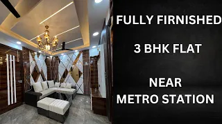 Fully Furnished 3BHK Flat For Sale in Uttam Nagar Delhi | Ready to Move & Near Metro