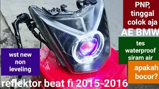 reflektor beat fi 2015-2016 wst new non leveling sinar otomotif