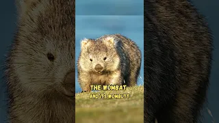 Wombat's Butt: Nature's Hidden Weapon of Mass Destruction #shorts #wombat