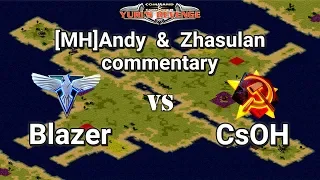 1 vs 1 Pro Game with commentaries - Command & Conquer Red Alert 2 Yuri's Revenge Multiplayer