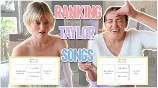 RANKING TAYLOR SWIFT SONGS - Revealing our TOP 20 *soooo hard*