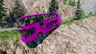 Bus Crashes Compilation #26 BeamNG Drive Satisfying Car Crashes 2024