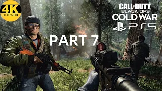 Call Of Duty Black Ops Cold War PS5 4K 60FPS Part 7 Full Gameplay End Of The Line