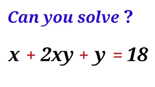 Nice Algebra Problem | You should learn this method | How to deal with it?