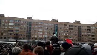 Митинг в Горловке 1 марта 2014 г.