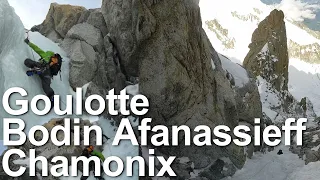 Goulotte Bodin Afanassieff Mont-Blanc du Tacul Chamonix Mont-Blanc montagne alpinisme escalade glace