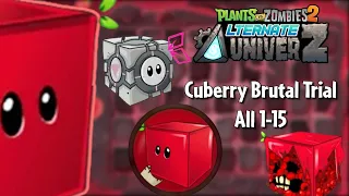 Cuberry's Brutal Trial - the AuZ's funtime featuring Portal 2 Companion Cube reward! | PvZ 2 AltverZ