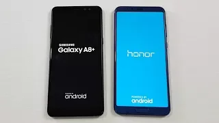 Samsung Galaxy A8+ (2018) vs Honor V10 Speed Test Comparison !