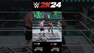 BROCK LESNAR GIVES SUPER GERMAN SUPLEX FINAL BOSS IN WRESTLEMANIA 40 #wwe2k24 #therock #tribalchief