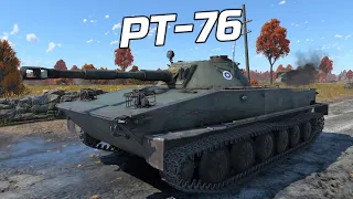 PT-76 Finnish/Swedish Light Tank Gameplay [1440p 60FPS] War Thunder No Commentary