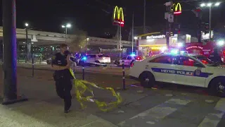 One dead, one injured in shooting in McDonald's parking lot in Midtown