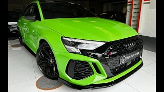 2022 Audi RS3 2.5 TFSI Sportback S-Tronic quattro | Kyalami Green | Full Specs & Upgrades