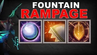Insane TANK Fountain Rampage Combo | Dota 2 Ability Draft