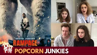 Rampage Trailer family reaction and review