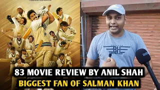 83 Movie Review | By Anil Shah | Biggest Fan Of Salman Khan | Ranveer Singh, Deepika P, Kabir K
