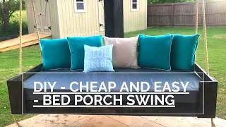 DIY Porch Bed Swing