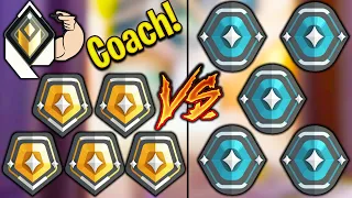 Valorant: 5 Gold + Radiant COACH! VS 5 Platinum Players! - Who Wins?