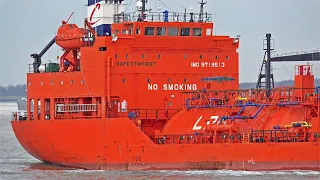 36 MINUTES OF 4K SHIPSPOTTING - SHIPS GOING TO AND COMING FROM PORT OF ANTWERP BELGIUM FEBRUARY 2024