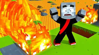 MINECRAFT, aber ALLE 30 SEKUNDEN STEIGT LAVA!