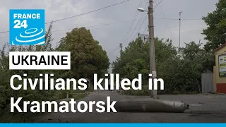 Civilians killed in Russian shelling in Kramatorsk and Zaporizhzhia • FRANCE 24 English