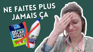 Vinaigre blanc bicarbonate de soude, vous ne l'utilisez peut être pas de la bonne façon ! [12/30]