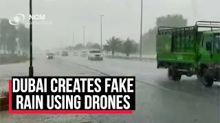 WATCH: Dubai creates fake rain using drones to beat 50-degree heat | Cobrapost