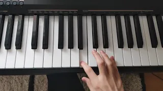 Забирай меня скорей на фортепиано
