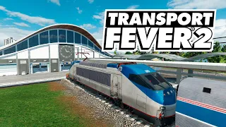 Transport Fever 2 - Новая ветка Ж/Д путей! #21