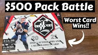 I SPENT $500 ON A BOX OF FOOTBALL CARDS (PACK BATTLE)