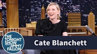 Cate Blanchett Gets to Know Jimmy by Sharing a Mint