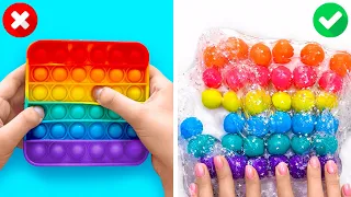 Satisfying Slime Tricks That Can Be Even Better Than Pop It || Kinetic Sand, Slime And Pop It Ideas