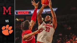 Miami (Ohio) vs. Clemson Basketball Highlights (2021-22)