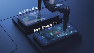 Black Shark 5 Pro VS Other Flagship Smartphone Touch Response Speed Test & Comparison Video !!