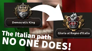 The path NO ONE DOES as ITALY in Hoi4