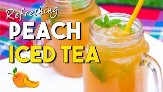 Ultimate Peach Iced Tea Recipe - Easy Drinks at Home #Ad