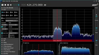 Tetrapol 390-395 MHz - TETRA 424-430 MHz - frequency spectrum - Software defined radio (SDR)