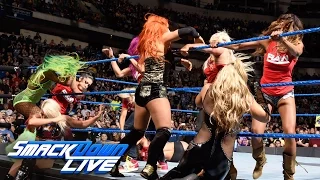 Nikki Bella vs. Carmella ends in chaos as Team Raw invades: SmackDown LIVE, Nov. 15, 2016