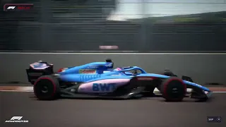 F1 Manager 22 - Miami - FP3 - Alonso locks up and crashes!