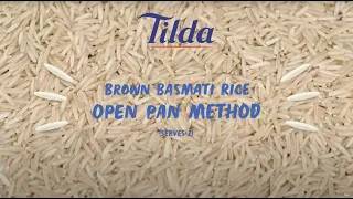 How to cook Brown Basmati Rice - Open Pan Method