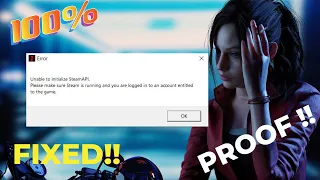 How To Fix unable to initialize Steam API Error Window 10 | 2023