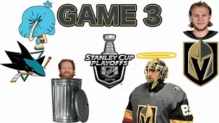 SHARKS vs. GOLDEN KNIGHTS Game 3 - Cynalysis