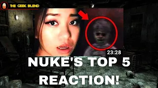 REACTION: NUKE'S TOP 5 - 5 GHOST VIDEOS SO SCARY KAREN CALLED THE MANAGER