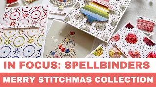 #90 In Focus: Spellbinders Merry Stitchmas Collection - A Rainbow Christmas