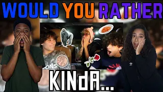 COUPLE REACTS TO WOULD YOU RATHER ….. KINDA (Part 2) | RAE AND JAE